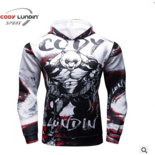Sports long-sleeved sweater quick-drying hoodie training fitness mens high elastic compression basketball football running coat