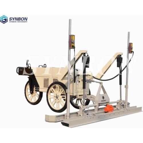 SYNBON hand -held 3 Wheel Screed Electro-hydraulic Control Laser Screed Concrete Road Concrete machinery cement Screed SYLS31A