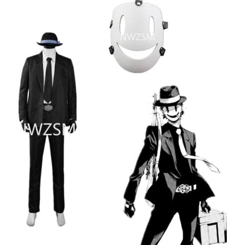 Tenkuu Shinpan High-Rise Invasion Cosplay Mask and hat Resin White Mask Japanese Samurai Costume Props anime
