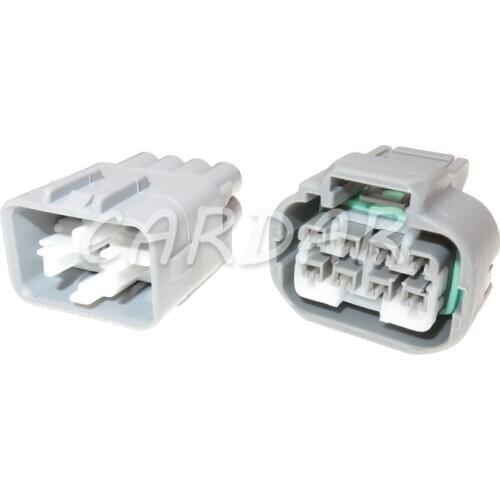 1 Set 8 Pin 90980-10891 Car Headlight Cable Socket Waterproof Light Lamp Connector Plug For Toyota