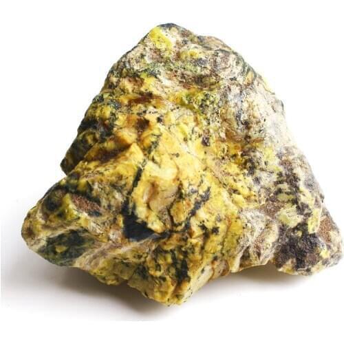 1PC Rare Natural Crystal Yellow Pine Stone Rock Rough Yellow Stones Mineral Specimens Chakra Reiki Healing Collection Gems Decor