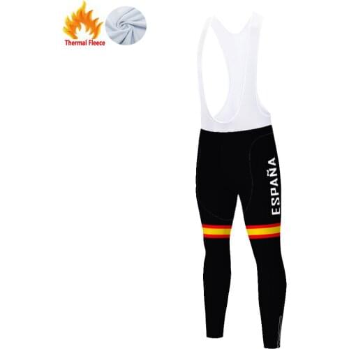 2021 Spain Winter Thermal Fleece Pantalones Culotte Ciclismo Hombre Invierno 자전거 바지 Fahrradhose Herren