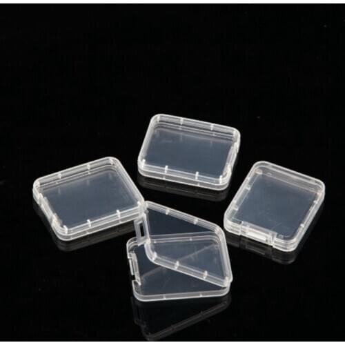 500 Pcs TF XD Case SD Card Plastic Box Retail Package Packaging