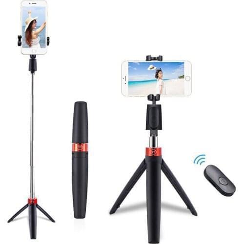 3 in 1 Wireless Bluetooth Selfie Stick Foldable Mini Tripod Expandable With Remote Control for Phone Self-Timer Artifact Rod