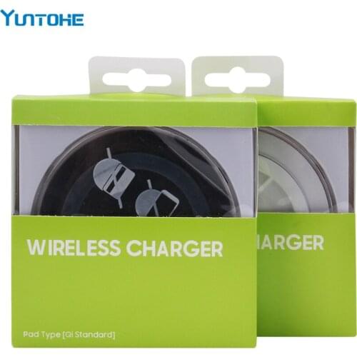 Qi Wireless Charger For IPhone 8 Plus X Xs Max Xr Wireless Charging Pad For Samsung Galaxy S6 S7 Edge S8 S9 Plus Note 100pcs