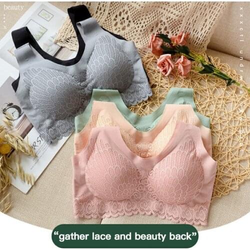 5D Womens Underwear Bras For Sports Yoga Running For Women 5D Wireless Contour Bra Lace Breathable Underwear Seamless Bra