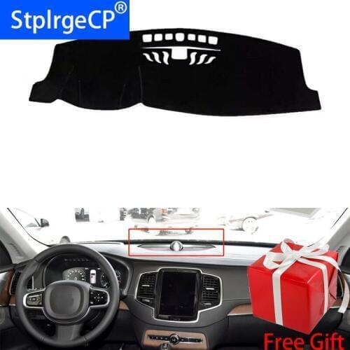 For volvo XC90 2015 2016 2017 2018 2019 dashboard mat Protective pad Shade Cushion Pad interior sticker car styling accessories