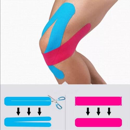 Cotton Adhesive Bandage Elastic Elastic Tape For Face 5m Muscle Adhesive Physiotherapy Tapes