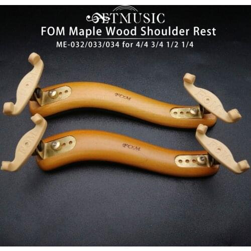 Fom ME-032 Wood Violin Shoulder Rest Support for 4/4 3/4 Violin String FOM Wood