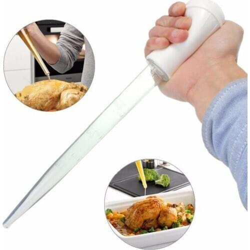 Random Color BBQ Tools Rubber Head Plastic Pipette Pump Pipe Dropper Oil Tube Auarium Fish Tank Cleaning