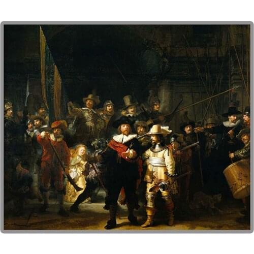 Rembrandt Famous Painting "The Night Watch" 5D DIY Diamond Painting Full Square Round Diamond Embroidery Sale Rhinestone Picture