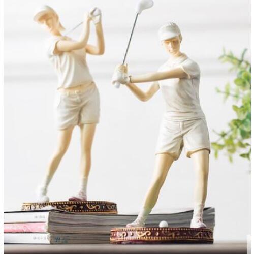 Beauty characters Wine cabinet Golf resin furnishings creative home art furnishing articles decoration home sculpture statue