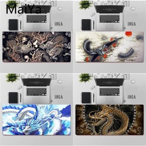 Maiya Top Quality Chinese style dragon DIY Design Pattern Game mousepad Free Shipping Large Mouse Pad Keyboards Mat