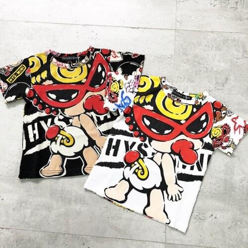 2020 New Boys Girls T Shirt Children Tee Shirt Fille Kids Tshirt Tops Tee Shirt Enfant Garcon Pattern Pacifier Short Sleever B