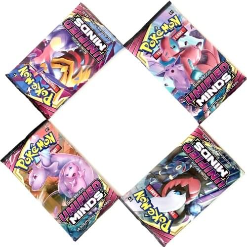 Pokemon Sun&Moon Unified Minds Series Cards, A Random Pack, Very Popular Childrens Battle Collection Toy Gift