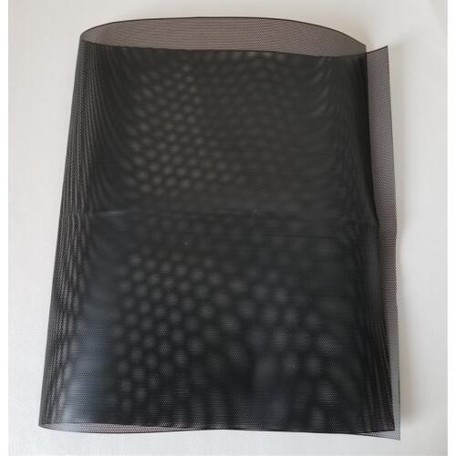 PVC Chassis Computer Filter Cover Computer Case Mesh Net Dustproof for PC DIY Black 50x30cm