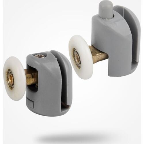 New 8 pcs wheels roll of single shower door pulley diameter 23- 25 mm