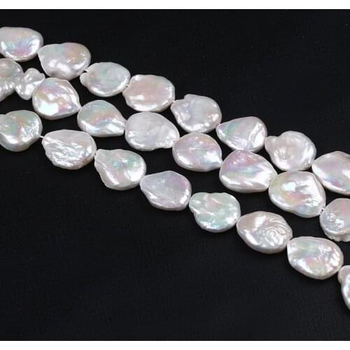 Irregular Drop Shape Coin Pearl With Tail Specail Beads Big Size Baroque For DIY Jewelry Making