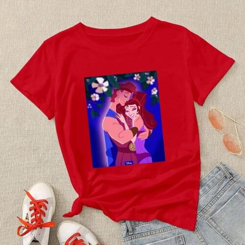 Hercules Top Disney Megara Tee Womens T Shirt Oversize Streetwear Funny Short Sleeve Hot Sell 2021 New Ropa Tumblr Mujer France