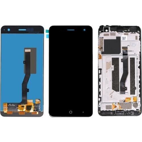LCD For ZTE Blade V8 Mini LCD Display Touch Screen Glass Panel Digitizer Assembly With Frame Replacement Parts BLADE V0850