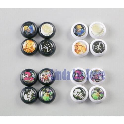 1set/lot new 4 in 1 set Thumb Grip Cover joystick Caps for Switch NS Controller with retail package