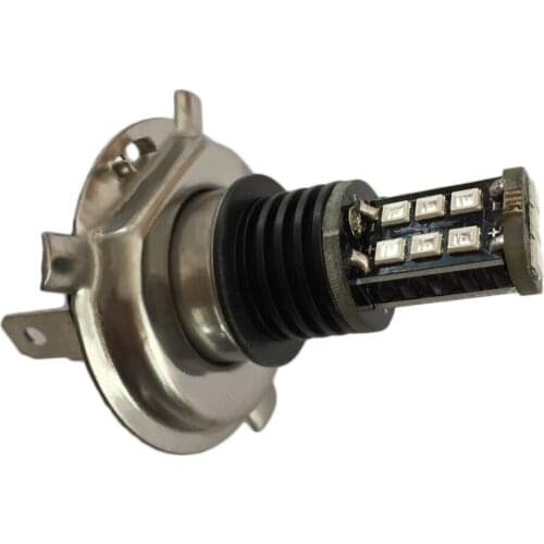 1pcs White H4 18 SMD 5050 15LED 18SMD 18LED Lights Car Brake Reverse Tail Rear Signal Lighting Bulb 12V