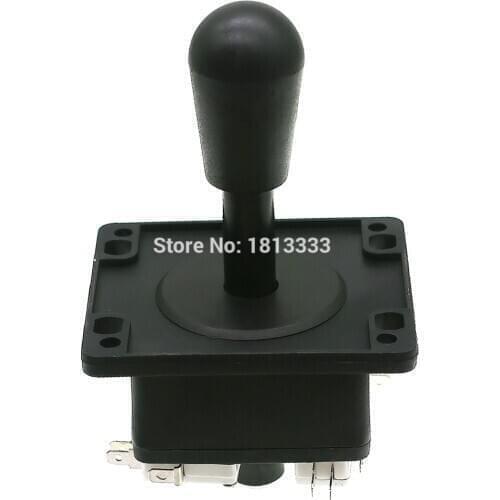 10pcs Arcade Cocktail Cabinet DIY American Style Joystick Black 8 Way Stick Durable HAPP / Spanish Style Large Handle