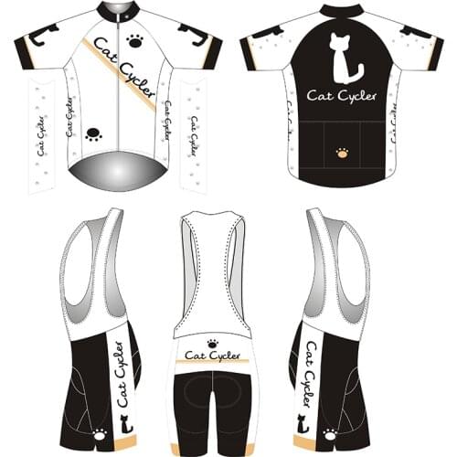 Crossrider 2019 Cat Cycler short sleeve cycling jersey set MTB Bike Shirt cycling clothing Roupa Ropa De Ciclismo