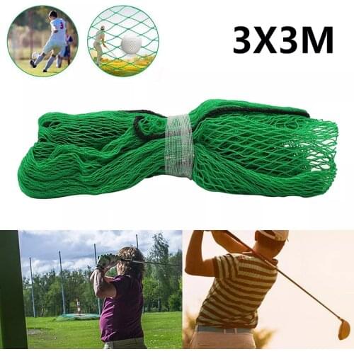 3Mx3M Golf Practice Net Golf Swing Training Chipping Net Sports Barrier Mesh Netting Portable for Outdoor Training