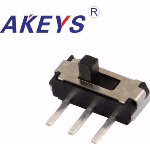 30PCS MSK-12D19 MINI slide switch 1P2T SPDT side insert 3 pin mini toggle switches micro slide switches