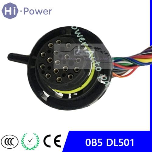Automatic Transmission 0B5 Connector with Wires DL501 TCM Wire Connector 0B5 Plug for AUDI Q5 A4 A5 A6 A7