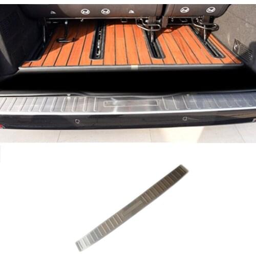 Car Styling 1PCS Stainless Steel Outer Rear Bumper Protector Guard Plate Cover Trim For Mercedes-Benz Vito W447 2014-2018