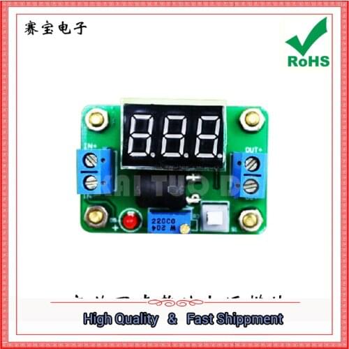 DC-DC high efficiency synchronous rectification power supply module with voltmeter display 4.5V-24V super LM2596