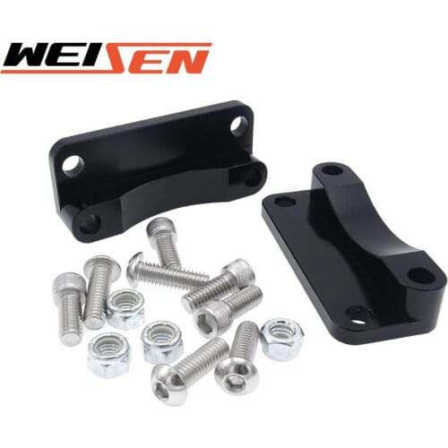 For Harley Most 2003-2013 Davidson Touring Mod Front Fender 20mm Riser Relocator Spacer Anodized Black Billet Aluminum