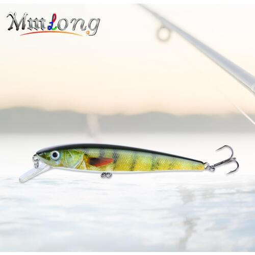 Mmlong 11cm Lifelike crankbaits Wobblers Minnow SAH03 5 Color 11.2g Hard Bait Fishing Lures Artificial Baits Fishing Tackle