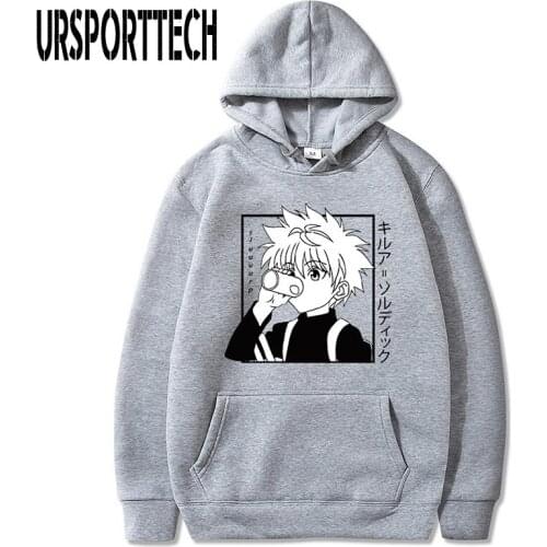 Men Hoodie Japan Style Harajuru Anime Hunter X Hunter Sweatshirts Streetwear Women Couple Sweatshirt Man New Cartoon Print Tops