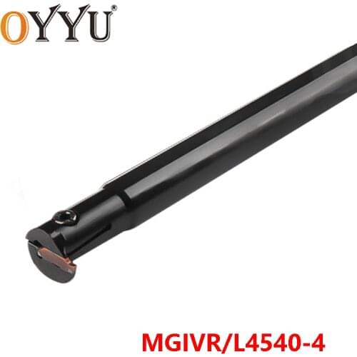 OYYU MGIVR4540-4 MGIVL4540-4 Grooving Turning Tool Holder CNC Carbide Inserts Shank use MGMN400 Lathe Tools Cutter
