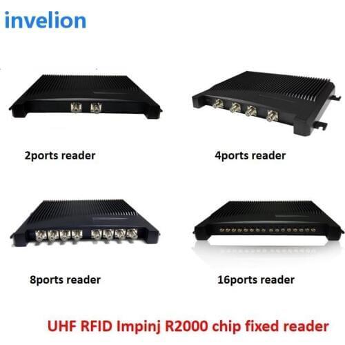 Passive long range Impinj R2000 chip uhf rfid reader 4 external antenna rfid reader uhf for mountain bike competition system