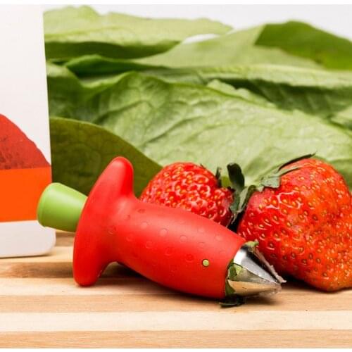 Portable Strawberry Huller Top Leaf Remover Tomato Stalks Fruit Stem Remover Kitchen Tool SNO88