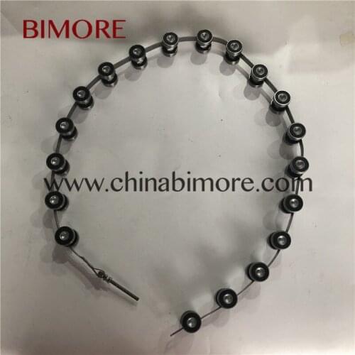 BIMORE Escalator Handrail Rotary Chain with 19 pairs of bearing use for Escalator parts