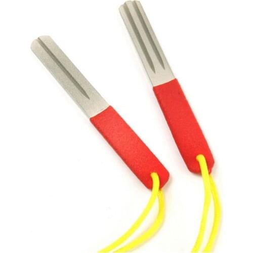 Professionelle scharfstein Diamant multi-purpose-feder-form Messerscharfer grindstone Fishing Haken Sharpner