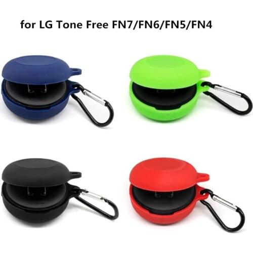 Silicone Protective Cover Earphone Case for LG Tone Free FN7/FN6/FN5/FN4 Earbud