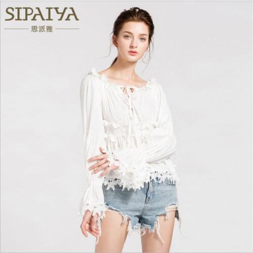 Широкие блузки Sipaiya China At AliExpress
