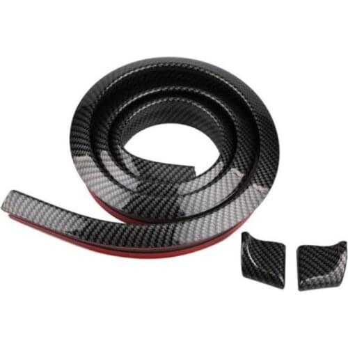 Car Styling 5D Carbon Fiber Spoilers DIY Refit Spoiler For Renault Koleos Clio Scenic Duster Sandero Captur Twingo Kadjar Megane