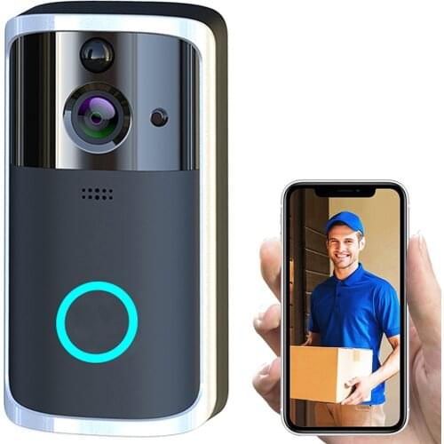 M7 Smart Video Doorbell Visual Doorbell WiFi Door Bell 166° Universal HD Multifunctional Intercom Two Way Audio Ring Camera