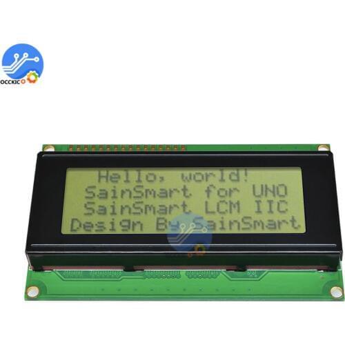 LCD2004 IIC/I2C LCD Screen Display 2004 20X4 5V Yellow Screen LCD2004 IIC I2C for arduino DIY LCD Screen Panel
