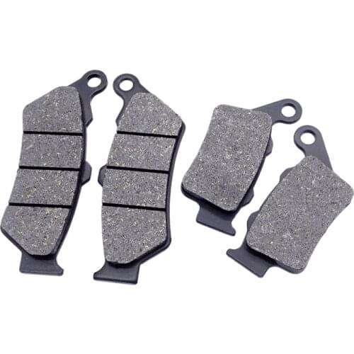 1 Pair / 2 Pairs Motorcycle Brass Alloys Front & Rear Brake Pads Fit For BMW G650GS G650 GS G 650 GS 2009 2010 2011 2012-2016