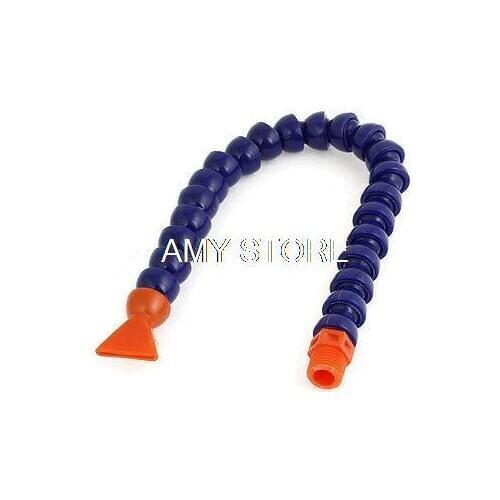 11.8" Length 1/2" Male Thread 13/16" Flat Nozzle Plastic Flexible Coolant Pipe