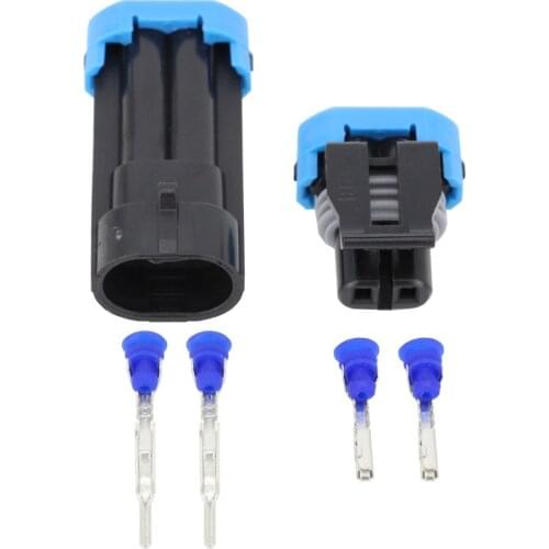 2 Pin Outdoor Temperature Sensor Plugs Automotive Connectors Waterproof Connectors DJ7024-1.5-11 / 21