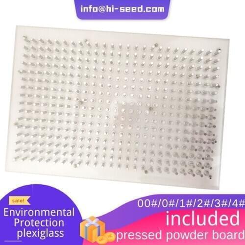 400 Holes Leather Powder Filling Machine Empty Capsule Machine Filling Powder Medicine Powder capsule Board